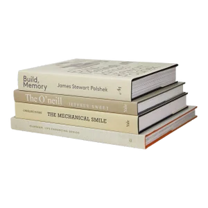 Decorative Books - Beach Coffee Table Stack - 4 Beige Books