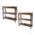 Console With Drawers and Shelves One For Sale