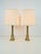 Metal Neoclassical Empire Brass Table Lamp, France, 1960, Set of 2 For Sale - Image 7 of 17