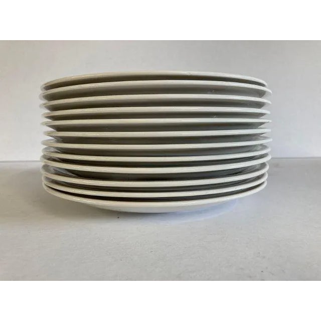Mikasa 1970s Mid-Century Mikasa Cera-Stone Salad/Dessert Plates - Set of 12 For Sale - Image 4 of 6