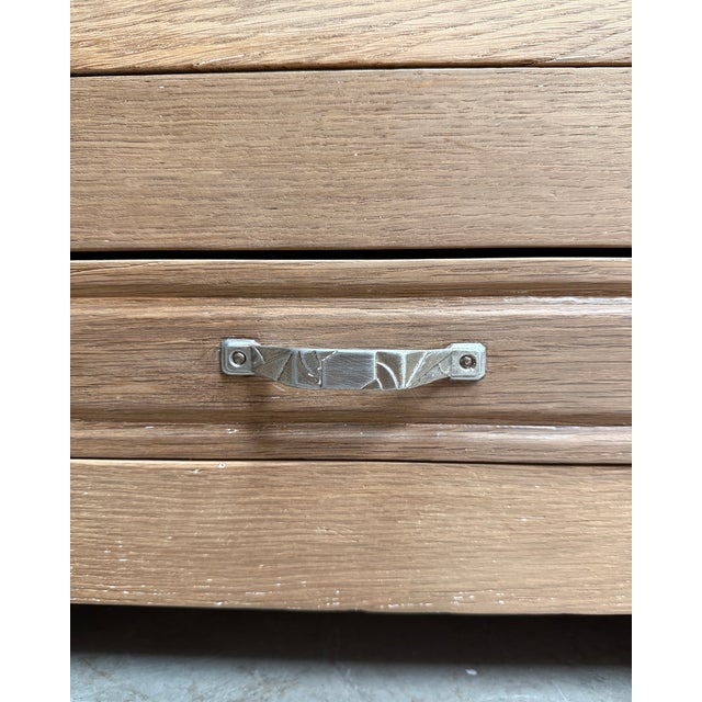 Art Deco Display Cabinet in Natural Oak, 1930s For Sale - Image 11 of 18