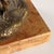 Figure of Carabinieri Couple in the Storm in Bronze For Sale - Image 6 of 9