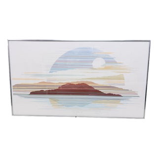 Marcus Uzilevsky, Limited Edition (125), 1975, Silkscreen Print, Framed For Sale