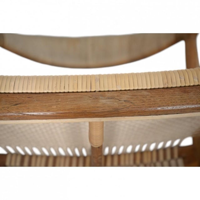 JH501 The Chair in Oak and Wicker by Hans Wegner, 1960s For Sale - Image 14 of 16
