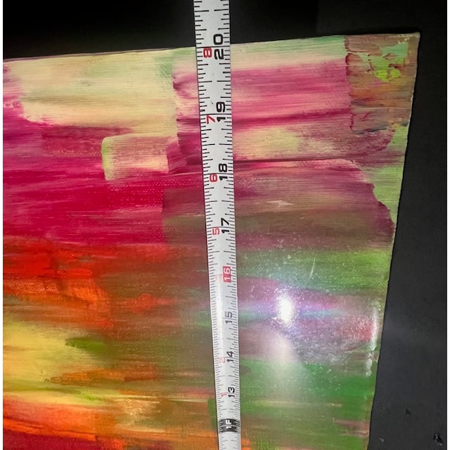 Robert Cornman Original Colorful Abstract Painting, Untitled For Sale - Image 9 of 13