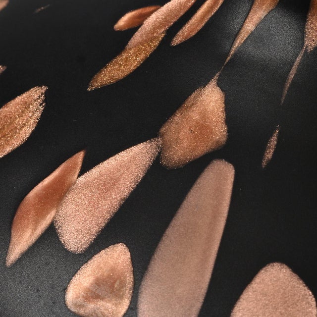 1970s Mid-Century Italian Aventurine Glass Vase or Bottle, 1960s For Sale - Image 5 of 9