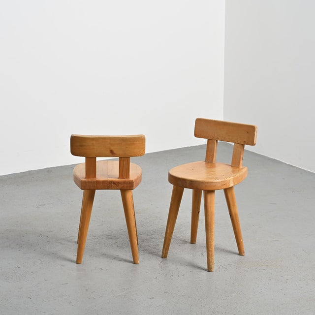 Chairs by Christian Durupt for Meribel, 1960s, Set of 2 For Sale - Image 4 of 13