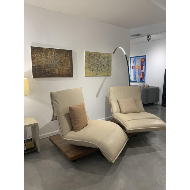 Leather Reclining Lounge Sofa, Label: Koinor Modern Leather Seating For Sale - Image 15 of 17