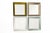 Goldenrod Square Mirrors by Olivier de Schrijver, Set of 4 For Sale - Image 8 of 8