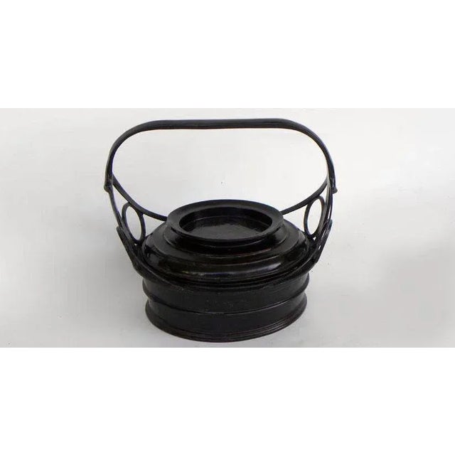 Bamboo Lacquered Basket with Lid, Myanmar, c.1911