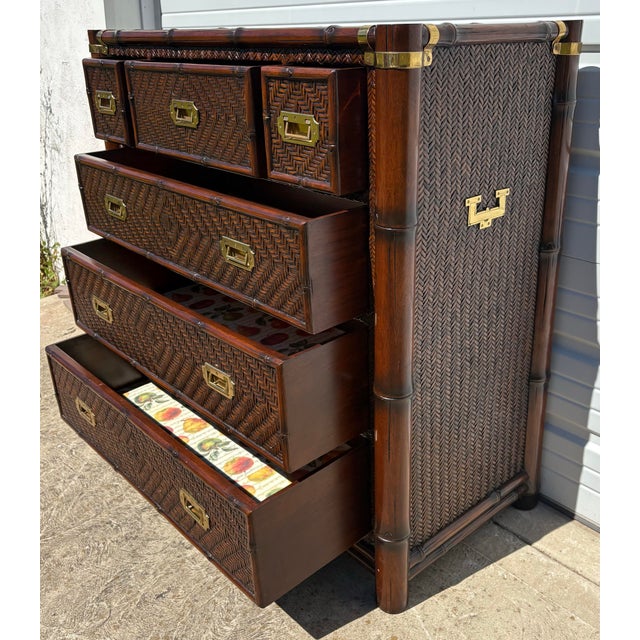 Ralph Lauren Vintage Senegal Campaign Chest of Drawers. For Sale - Image 11 of 12