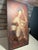 An evocative mid-century style expressionist figurative painting on canvas, signed and dated " '22 " in the lower right...
