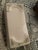 . Art Deco Creamy White Sculptural Ceramic Ribbed Rectangular Planter For Sale In Miami - Image 6 of 7