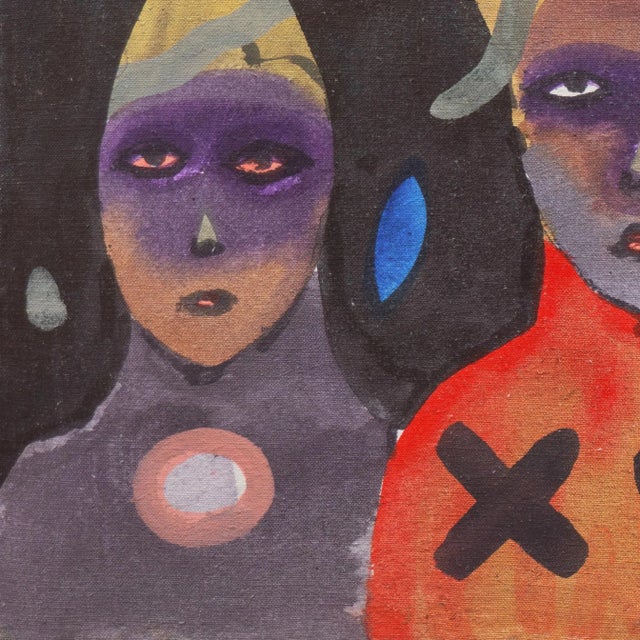 Contemporary 'Trinity' by Sergio Zenteno, 1994, Chicano Artist, Museum of Contemporary Art, Los Angeles, Mexico City For Sale - Image 3 of 7