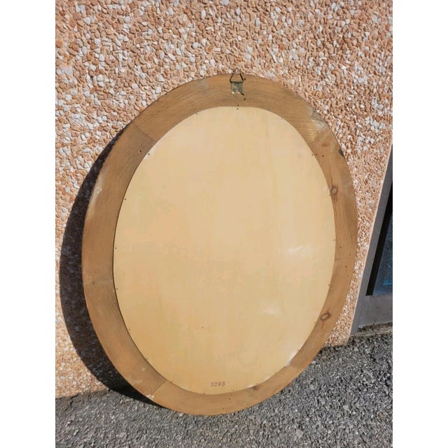 Gold Baroque Style Mirror with Gilt Frame, 1960s For Sale - Image 8 of 9