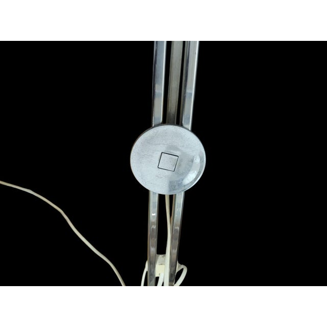 Silver Telescopic Wall Lamp in Steel and Opaline Acrylic by Goffredo Reggiani for Reggiani, Italy, 1960s For Sale - Image 8 of 15