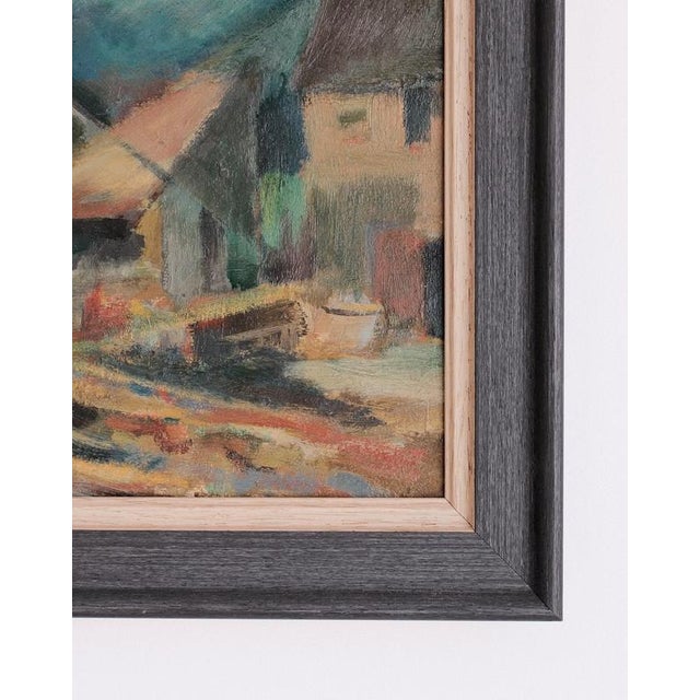 Robert Simon, Autumn Landscape at Villiers-Sur-Morin, 1935, Oil on Board, Framed For Sale - Image 3 of 4