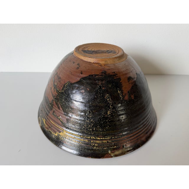 Ceramic 1980s Vintage Mess Handmade Studio Pottery Ceramic Bowl – Signed For Sale - Image 7 of 12