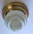 Art Deco Brass and Milk Glass Flush Mount by Franta Anyz, 1930s For Sale - Image 6 of 15