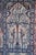 Indian Kashmir Silk Geometric Floral Garden Medallion Area Rug Mat 48" For Sale - Image 9 of 13