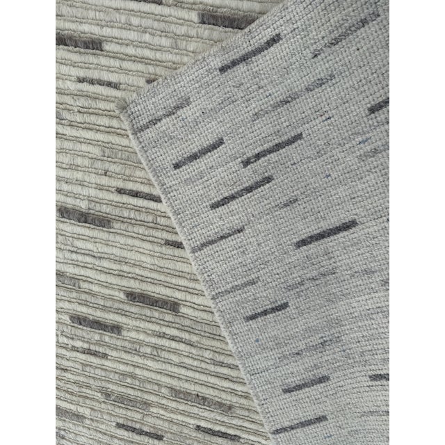 11ft 9in × 14ft 7in Ben Soleimani for Restoration Hardware Linear Stripe Area Rug For Sale - Image 12 of 14