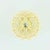 Glashütte Limburg 1960s Mid-Century Modern Amber Bubble Glass Ceiling Lights/Flush Mounts by Helena Tynell for Limburg - a Pair For Sale - Image 4 of 8