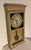 Antique American School Clock Glass Front Gilding on Glass Around Face For Sale - Image 4 of 12