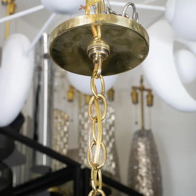 Bell-Shaped Mercury Glass Pendant For Sale - Image 10 of 10