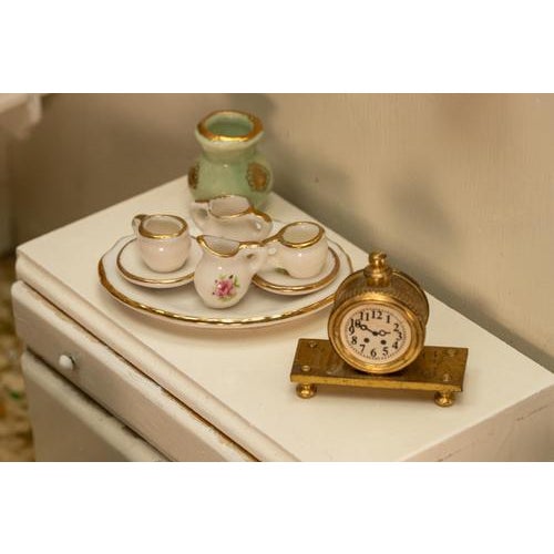 Vintage German Miniature Dollhouse Kitchen Interior with Accessories, 1930s For Sale - Image 13 of 18
