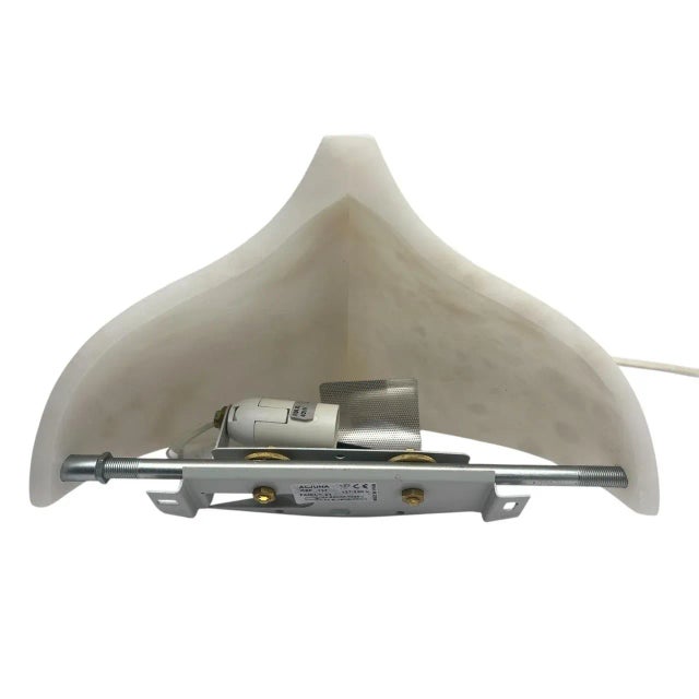 Sculptural Organic Shape Alabaster Wall Lights from Aljuna Spain, 1970s, Set of 2 For Sale - Image 4 of 10