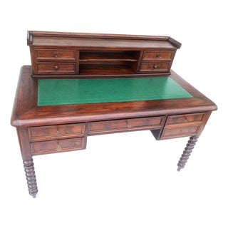 Antique Victorian Secretary with Top Section, 19th Century, Set of 2 For Sale