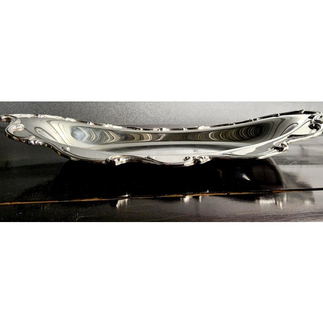 Wilcox Vintage Fine Silver Plate "Joanne" Oval Serving Tray For Sale In Los Angeles - Image 6 of 13