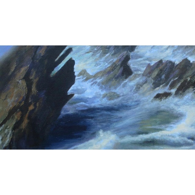 Seascape Oil Painting, Original Soviet Art by Kazantsev v. 42-79 For Sale - Image 4 of 6