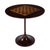 Mid-Century Modern Francis 32 in. W Round Pedestal Base Game Table, Cherry For Sale - Image 3 of 6