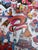 Red Vintage Framed Authentic Original Hermès Art Advertisement Lithograph Featuring Hermès Zabavushka Scarf For Sale - Image 8 of 8