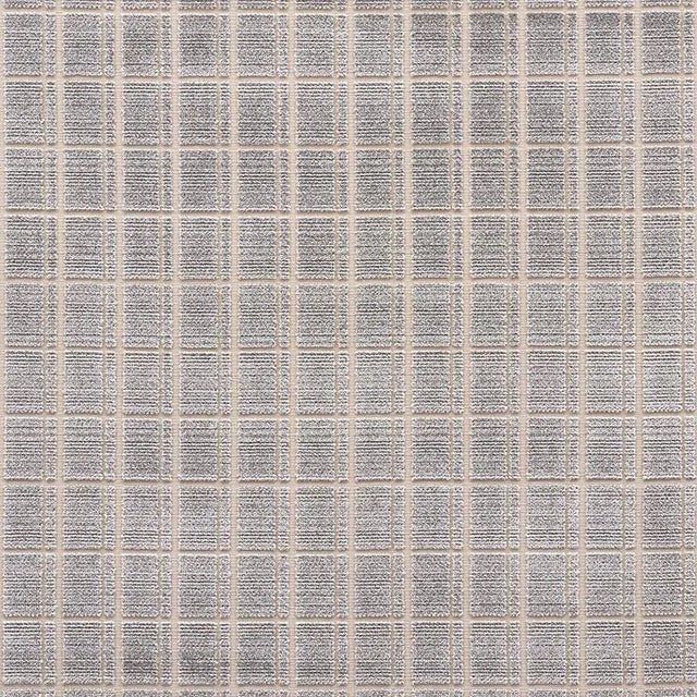 Sample - Schumacher X David Oliver Otto Velvet Fabric in Pewter For Sale