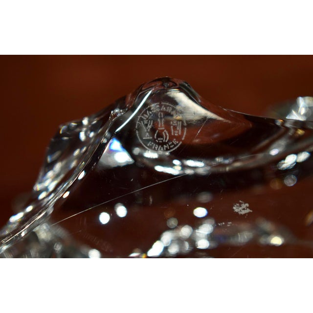 1980s Baccarat Crystal German Pointer Dog Figurine Paperweight For Sale - Image 5 of 13