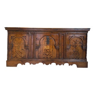 Farmhouse Chest in Natural Wood, 1920s For Sale