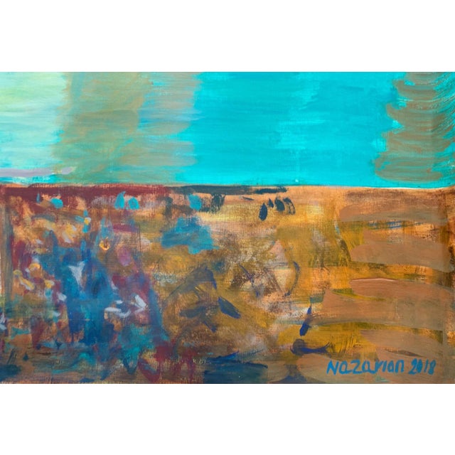 Iszchan Nazarian, Desire for Heaven, 2018, Acrylic For Sale - Image 4 of 7