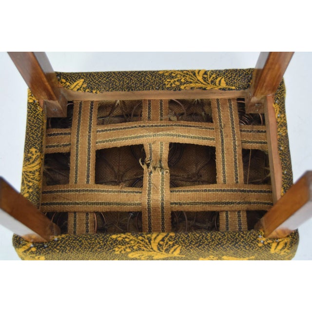 Gold Mid-Century Stool or Tabouret, 1950s For Sale - Image 8 of 9