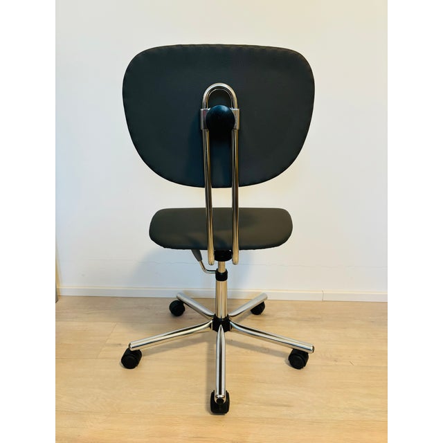 Fully Dark Truffle Kovona Office Chair by Kovona, Czechoslovakia, 1970s For Sale - Image 11 of 13
