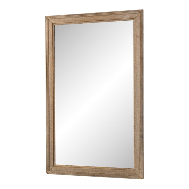 19th Century France Red Wood Mirror For Sale