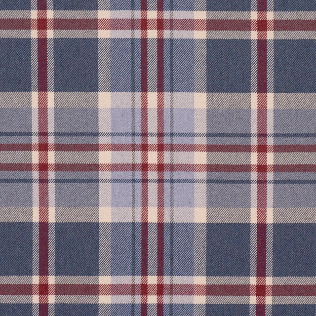 Traditional Schumacher Harris Merino Plaid Fabric In Americana For Sale - Image 3 of 5