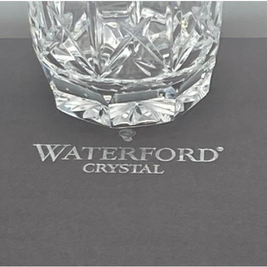 Hollywood Regency Waterford Crystal "Westhampton" Double Old Fashioned Glasses - Set of Four with Box For Sale - Image 3 of 18