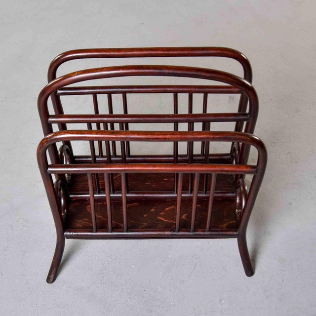 Thonet Model 33 Bentwood Magazine Rack For Sale - Image 10 of 12