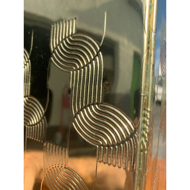 Brass 1970s Pierre Cardin Style Brass and Lucite Table Lamp For Sale - Image 8 of 13