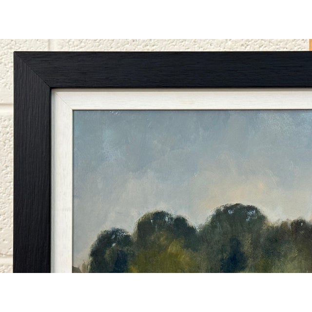 Vintage Oil Painting of Windsor Castle with Swans in the Lake by British Artist 1982 For Sale - Image 11 of 18