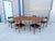 Mid-Century Modern 1960s Danish Modern Teak Dining Set of 7 For Sale - Image 3 of 18