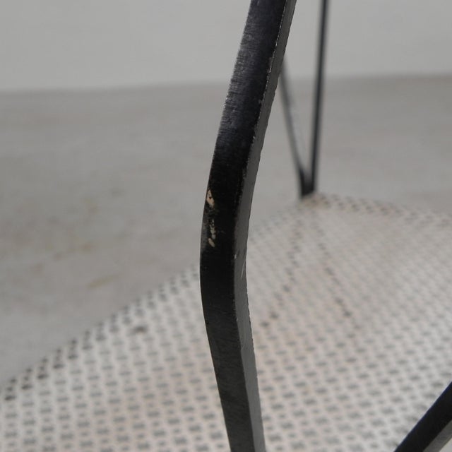 Vintage Sculptural Steel side Table, 1950s For Sale - Image 18 of 18