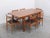 Walnut Abstracta Dining Set by Jos De Mey for Van Den Berghe-Pauvers, 1960s, Set of 9 For Sale - Image 12 of 17